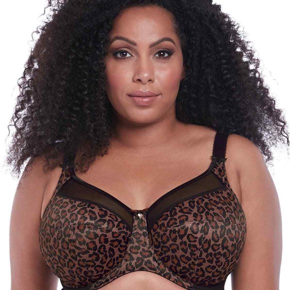 Goddess Kayla size 34J Underwired Full Cup Side Support Bra Dark Leopard - NWT - Picture 2 of 5